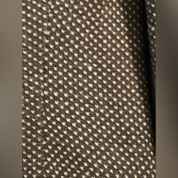 Max Mara Weekend Wool Blend Mixed Brown White Pattern Blazer Size Extra Small - Picture 9 of 13